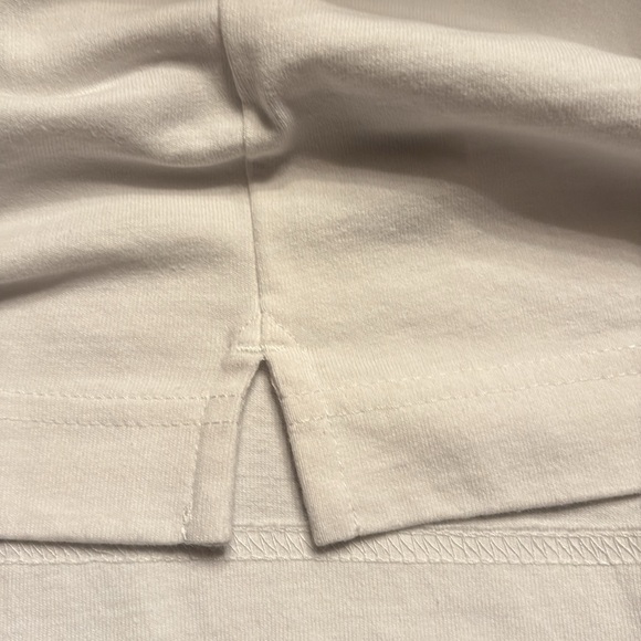 J Crew Women’s Relaxed premium-weight cropped T-shirt white Size M NWT - Picture 6 of 6